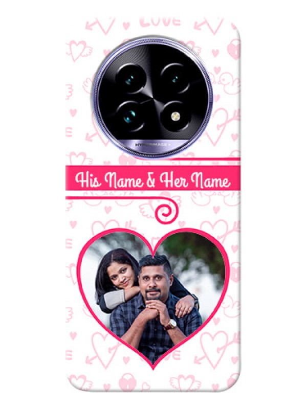 Custom Realme 13 Pro 5G Personalized Phone Cases: Heart Shape Love Design