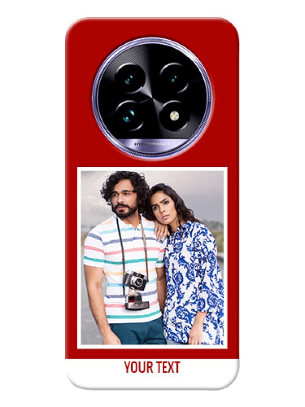 Custom Realme 13 Pro 5G mobile phone covers: Simple Red Color Design