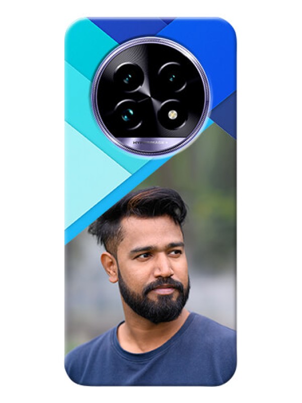 Custom Realme 13 Pro 5G Phone Cases Online: Blue Abstract Cover Design