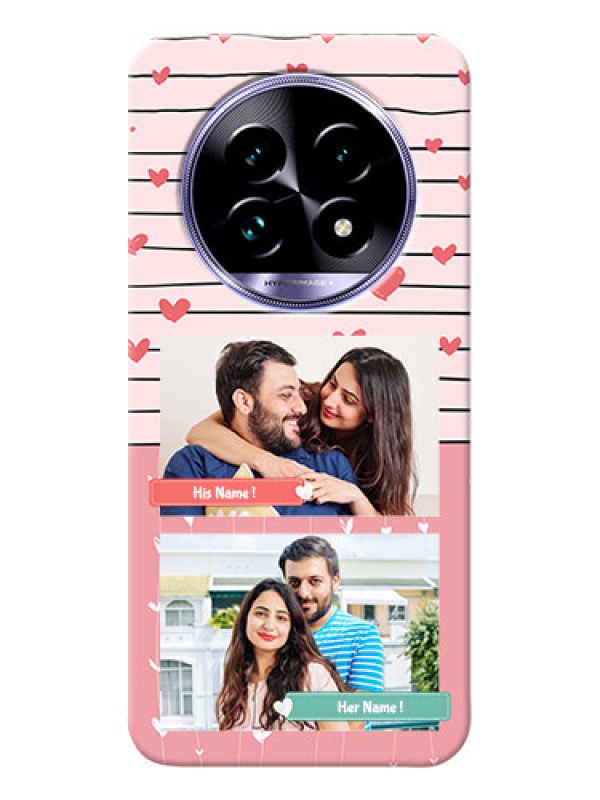 Custom Realme 13 Pro 5G custom mobile covers: Photo with Heart Design