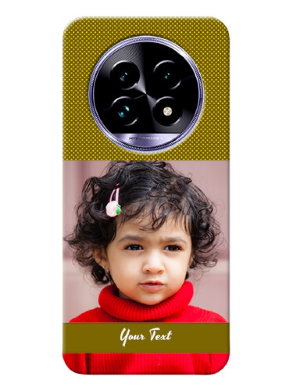 Custom Realme 13 Pro Plus 5G custom mobile back covers: Simple Green Color Design