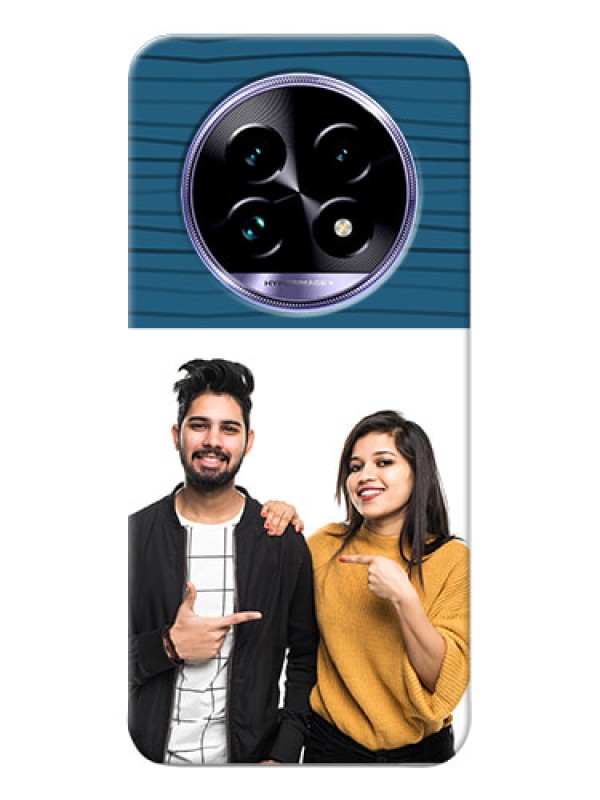 Custom Realme 13 Pro Plus 5G Custom Phone Cases: Blue Pattern Cover Design