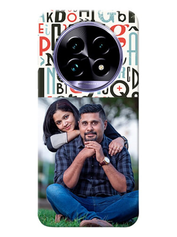 Custom Realme 13 Pro Plus 5G custom mobile phone covers: Alphabet Design