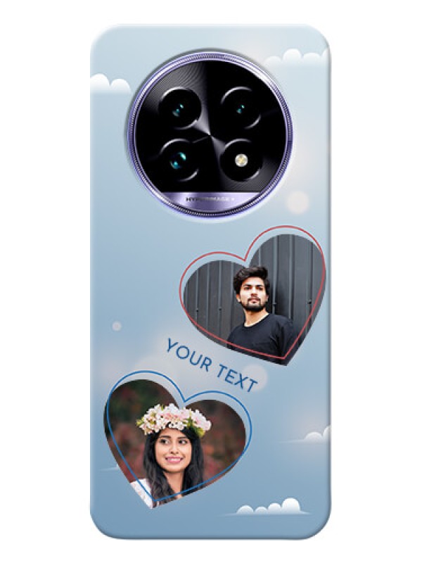 Custom Realme 13 Pro Plus 5G Phone Cases: Blue Color Couple Design