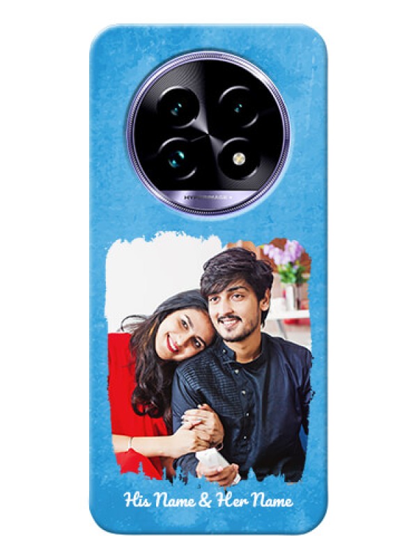 Custom Realme 13 Pro Plus 5G custom mobile cases: Blue Color Vintage Design