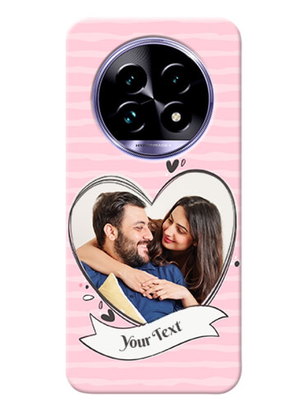 Custom Realme 13 Pro Plus 5G custom mobile phone covers: Vintage Heart Design