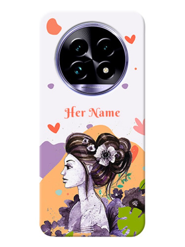 Custom Realme 13 Pro Plus 5G Personalized Phone Case with Woman And Nature Design