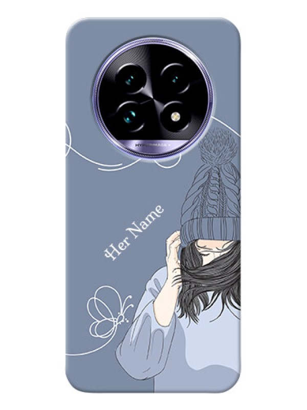 Custom Realme 13 Pro Plus 5G Custom Mobile Case with Girl in winter outfit Design