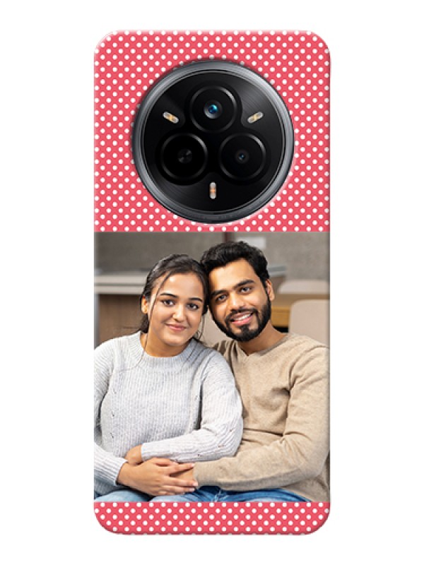 Custom Realme 14 Pro 5G Custom Hard Phone Case - White Dotted Design