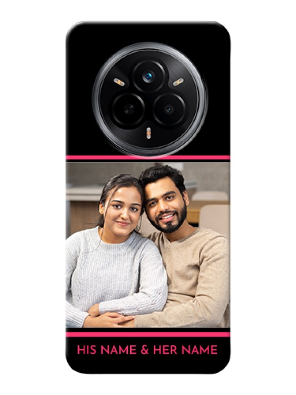 Custom Realme 14 Pro 5G Custom Hard Phone Case - With Add Text Design