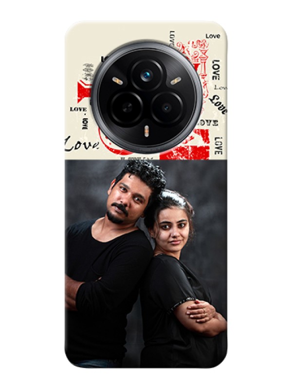 Custom Realme 14 Pro 5G Custom Hard Phone Case - Trendy Love Design Case