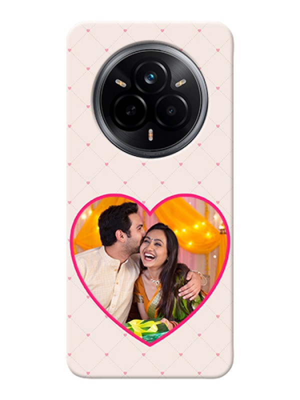 Custom Realme 14 Pro 5G Custom Hard Phone Case - Heart Shape Design