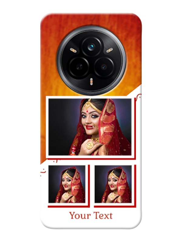 Custom Realme 14 Pro 5G Custom Hard Phone Case - Wedding Memories Design