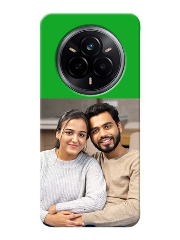 Custom Realme 14 Pro 5G Custom Hard Phone Case - Green Pattern Design