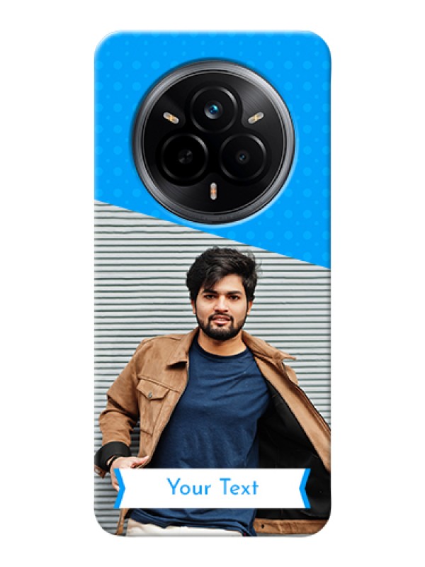 Custom Realme 14 Pro 5G Custom Hard Phone Case - Simple Blue Color Design