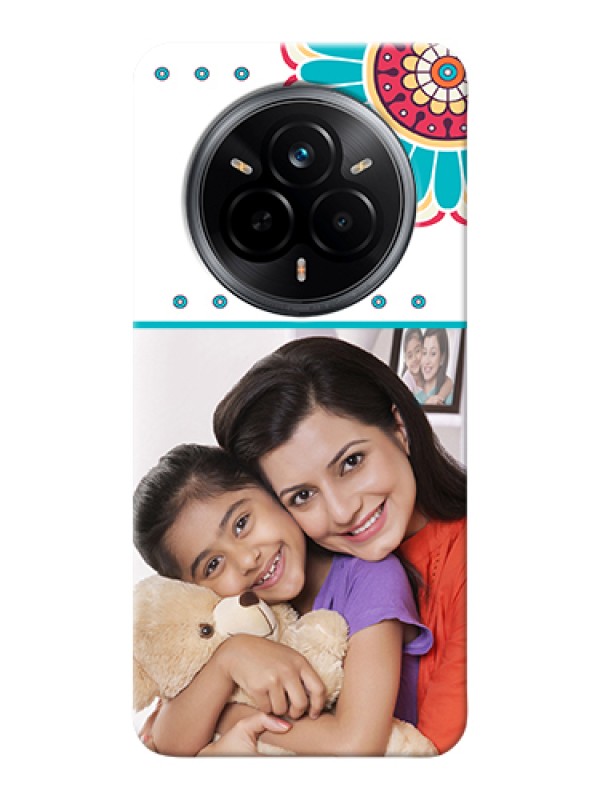 Custom Realme 14 Pro 5G Custom Hard Phone Case - Flower Design