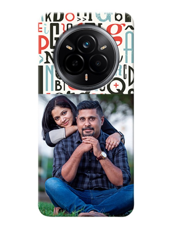 Custom Realme 14 Pro 5G Custom Hard Phone Case - Alphabet Design