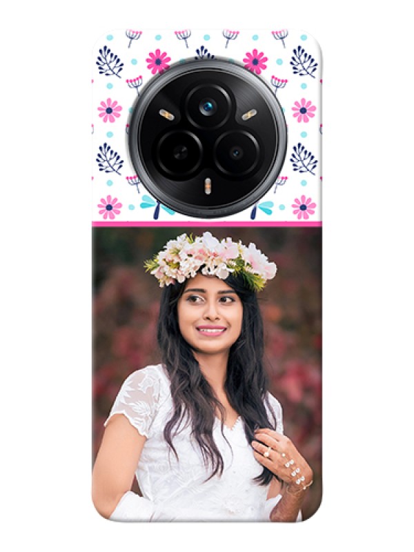 Custom Realme 14 Pro 5G Custom Hard Phone Case - Colorful Flower Design