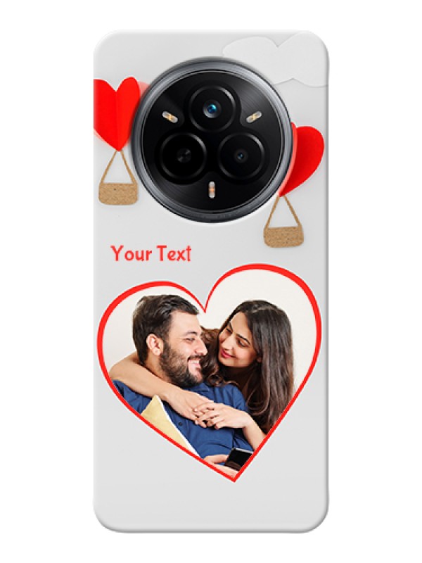 Custom Realme 14 Pro 5G Custom Hard Phone Case - Parachute Love Design