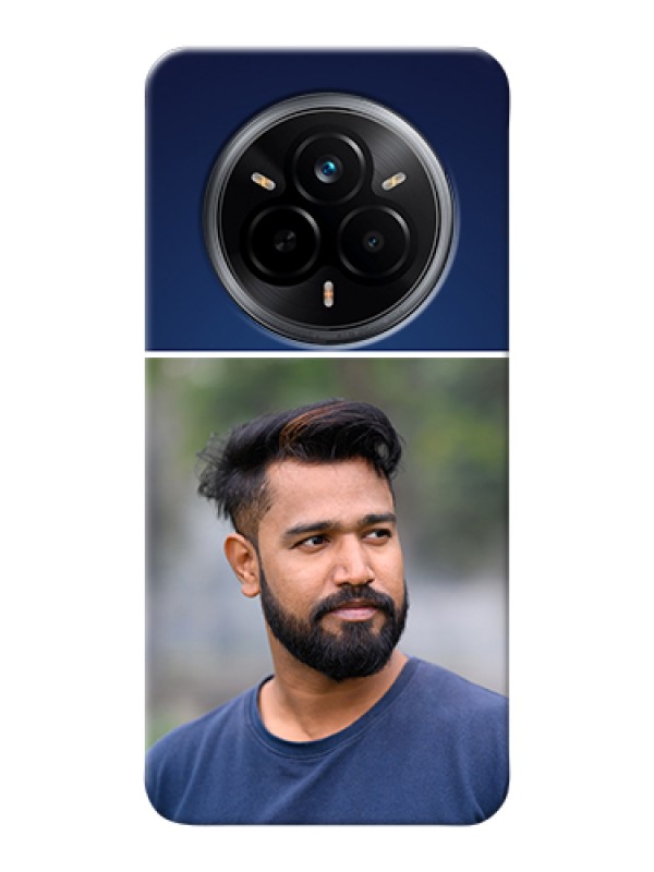 Custom Realme 14 Pro 5G Custom Hard Phone Case - Simple Royal Blue Design