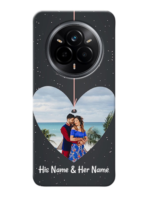 Custom Realme 14 Pro 5G Custom Hard Phone Case - Hanging Heart Design