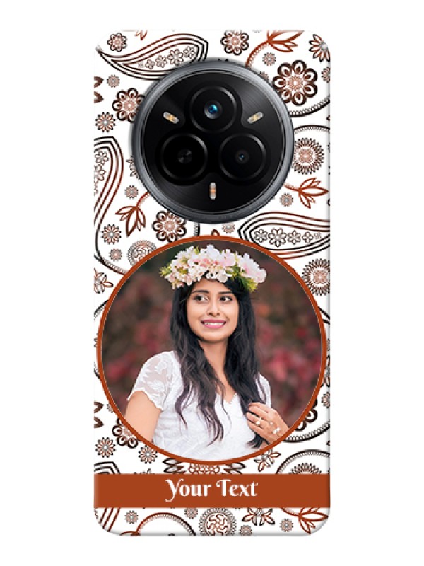 Custom Realme 14 Pro 5G Custom Hard Phone Case - Abstract Flower Design