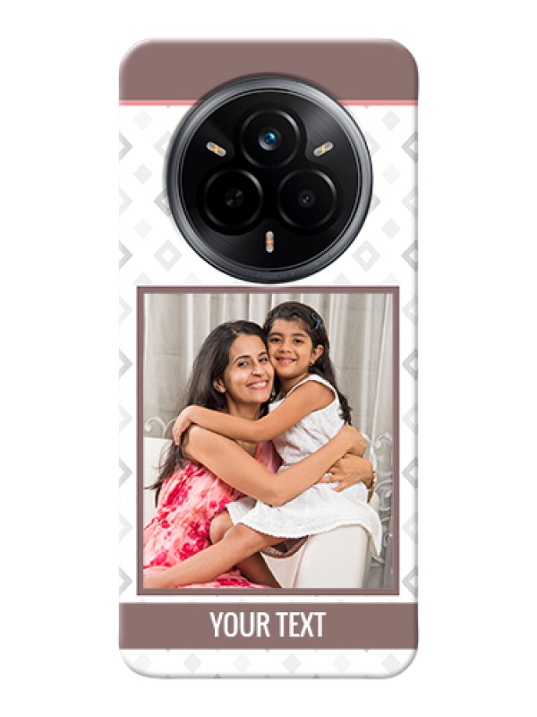 Custom Realme 14 Pro 5G Custom Hard Phone Case - Simple Diamond Design