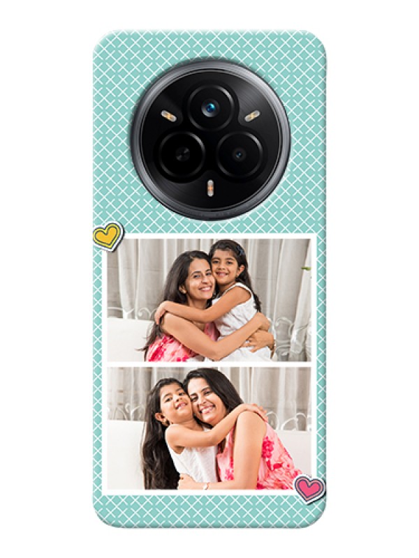 Custom Realme 14 Pro 5G Custom Hard Phone Case - 2 Image Holder With Pattern Design