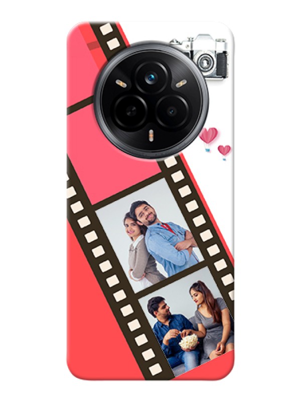 Custom Realme 14 Pro 5G Custom Hard Phone Case - 3 Image Holder With Film Reel