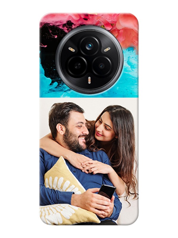 Custom Realme 14 Pro 5G Custom Hard Phone Case - Quote With Acrylic Painting Design