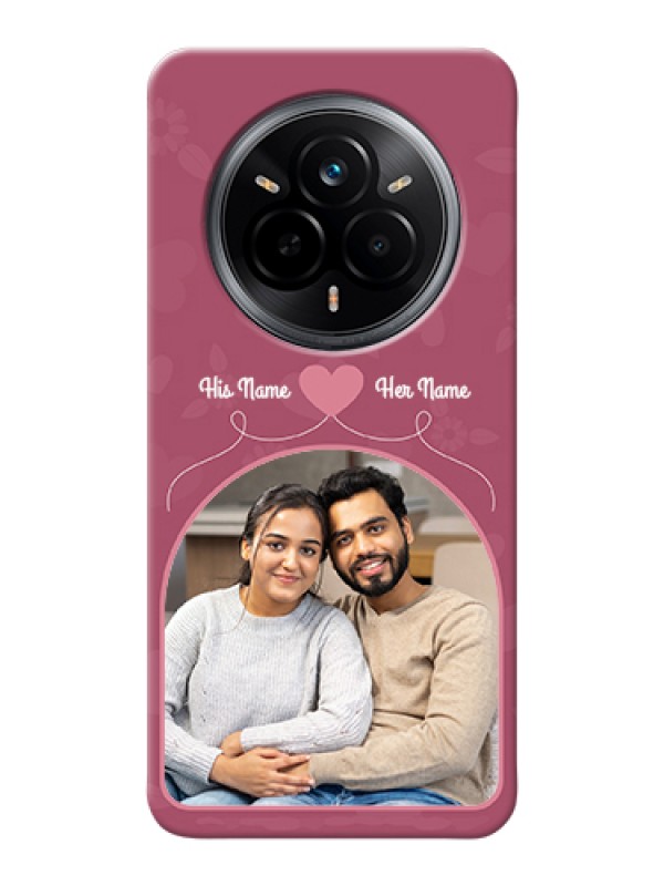 Custom Realme 14 Pro 5G Custom Hard Phone Case - Love Floral Design