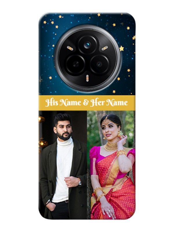 Custom Realme 14 Pro 5G Custom Hard Phone Case - Galaxy Stars Backdrop Design