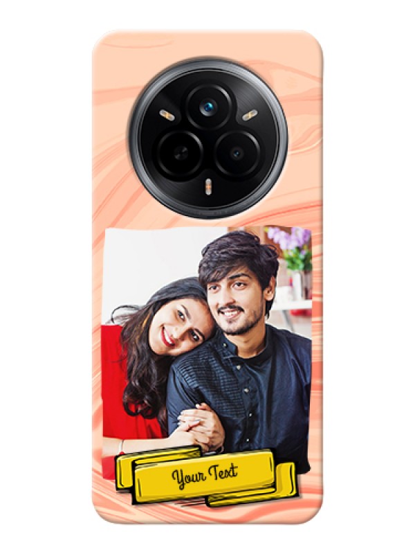 Custom Realme 14 Pro 5G Custom Hard Phone Case - Marble Texture Design