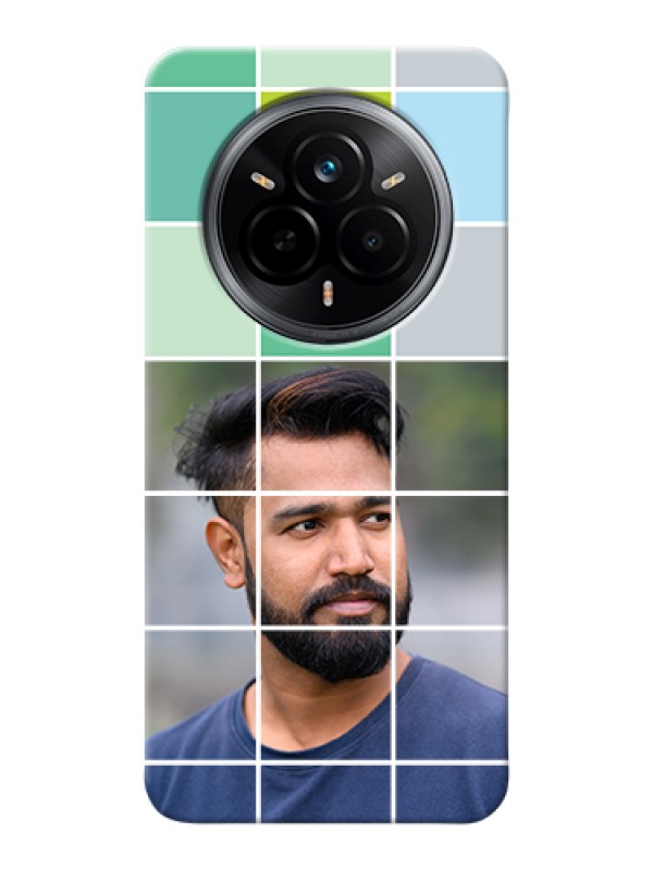 Custom Realme 14 Pro 5G Custom Hard Phone Case - With White Box Pattern