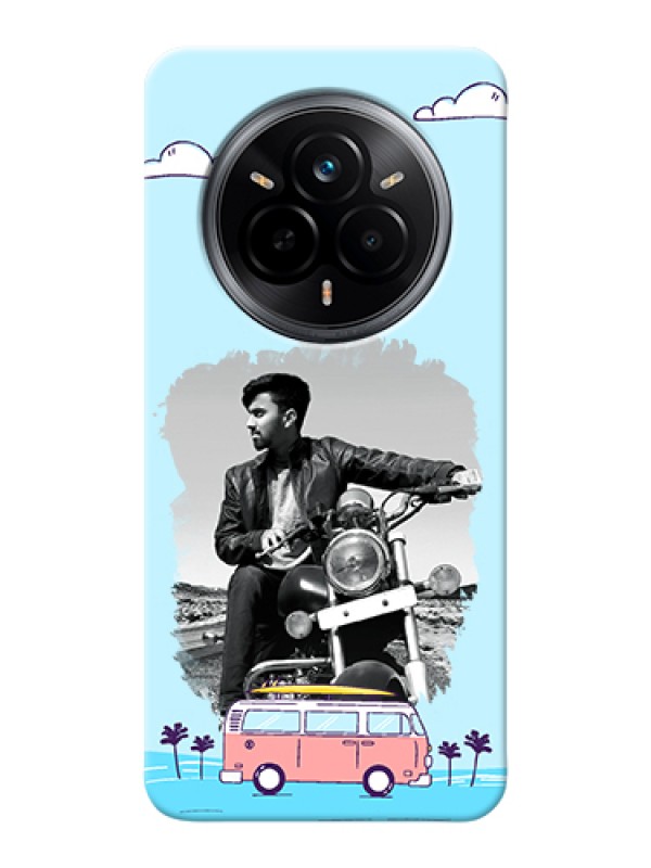 Custom Realme 14 Pro 5G Custom Hard Phone Case - Travel & Adventure Design