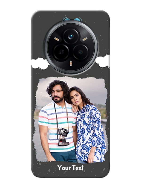 Custom Realme 14 Pro 5G Custom Hard Phone Case - Splashes With Love Doodles Design