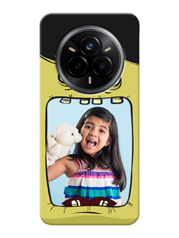 Custom Realme 14 Pro 5G Custom Hard Phone Case - Cartoon Monster Back Case Design