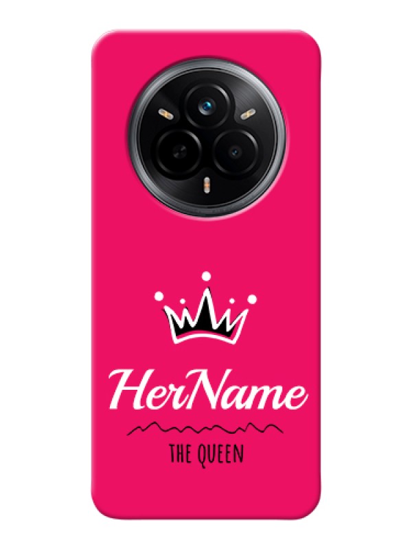 Custom Realme 14 Pro 5G Custom Hard Phone Case - Queen With Name Design