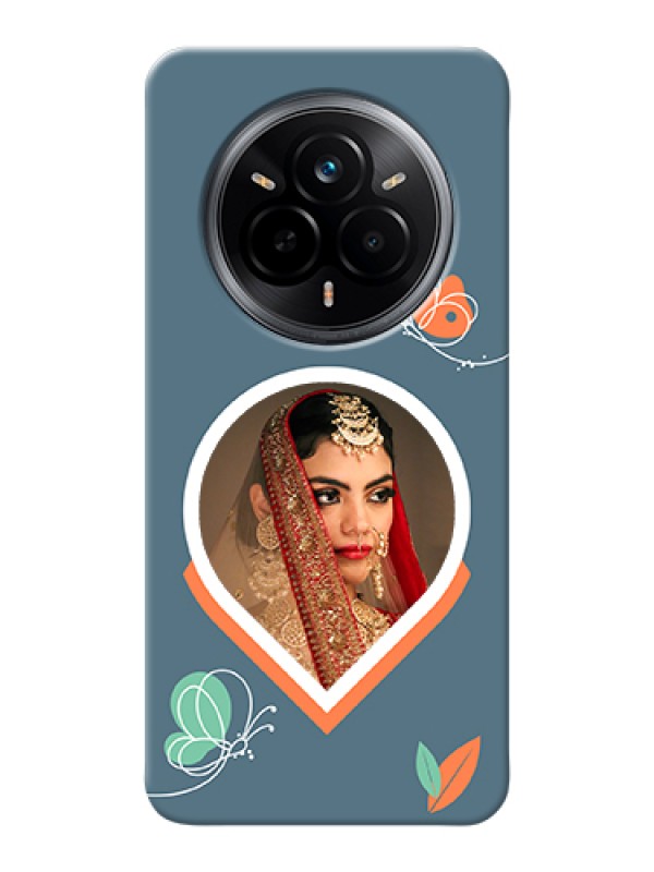 Custom Realme 14 Pro 5G Custom Hard Phone Case - Droplet Butterflies Design