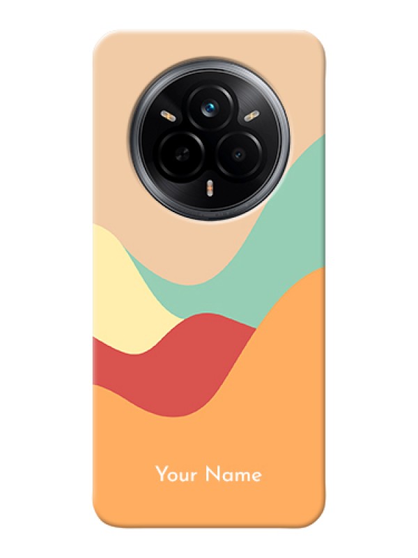 Custom Realme 14 Pro 5G Custom Hard Phone Case - Ocean Waves Multi - Colour Design