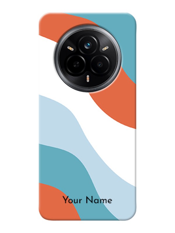 Custom Realme 14 Pro 5G Custom Hard Phone Case - Coloured Waves Design