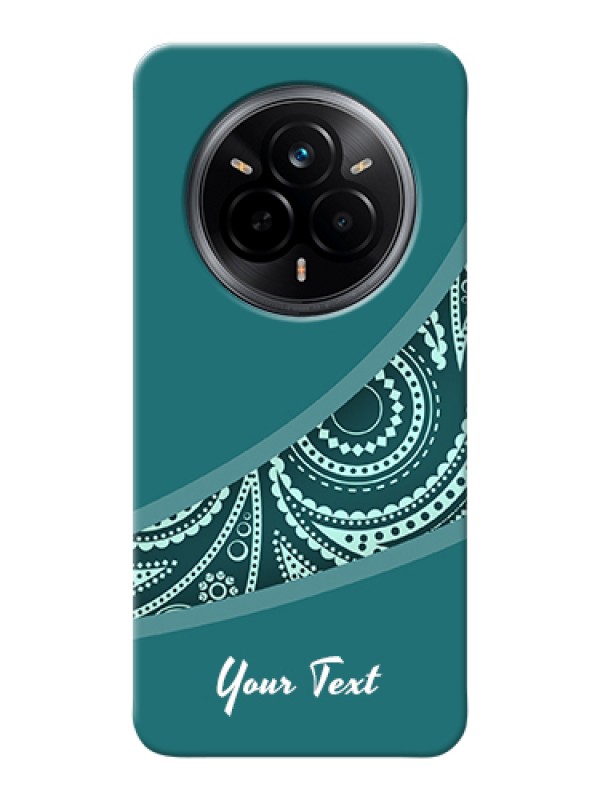 Custom Realme 14 Pro 5G Custom Hard Phone Case - Semi Visible Floral Design