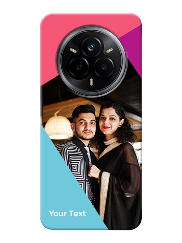 Custom Realme 14 Pro 5G Custom Hard Phone Case - Stacked Triple Colour Design