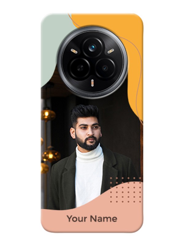 Custom Realme 14 Pro 5G Custom Hard Phone Case - Tri - Coloured Overlay Design