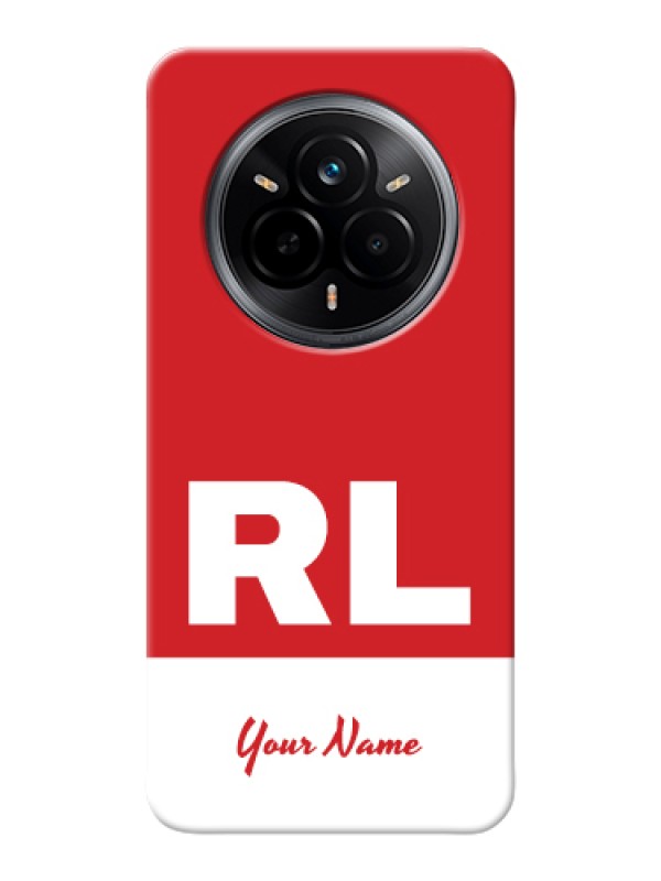 Custom Realme 14 Pro 5G Custom Hard Phone Case - Dual Tone Custom Text Design