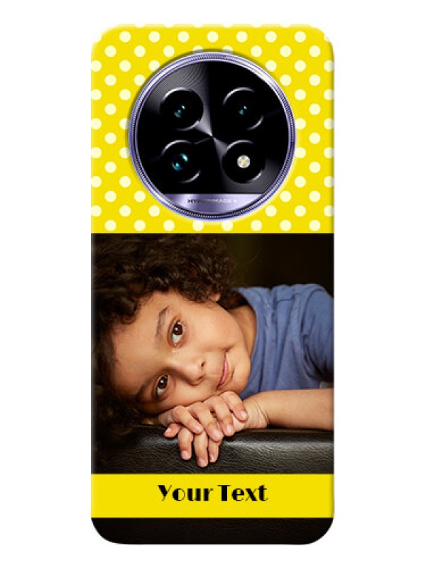 Custom Realme 14 Pro Lite 5G Custom Mobile Covers: Bright Yellow Case Design