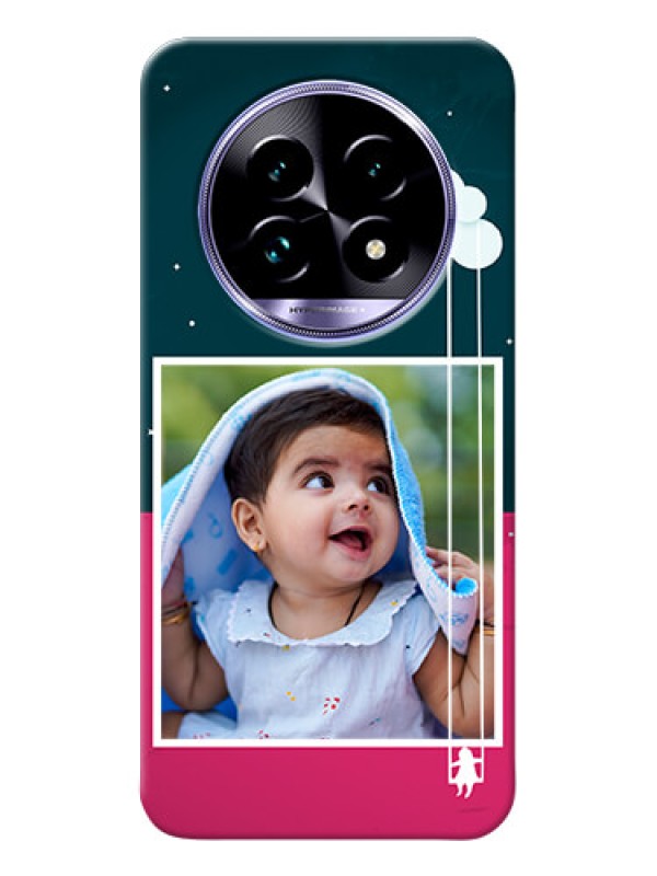 Custom Realme 14 Pro Lite 5G custom phone covers: Cute Girl with Cloud Design