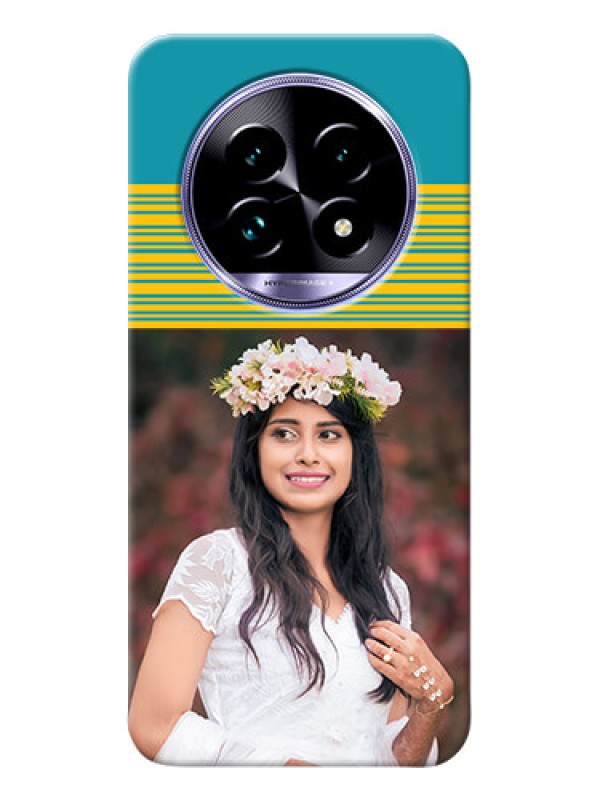 Custom Realme 14 Pro Lite 5G personalized phone covers: Yellow And Blue Design