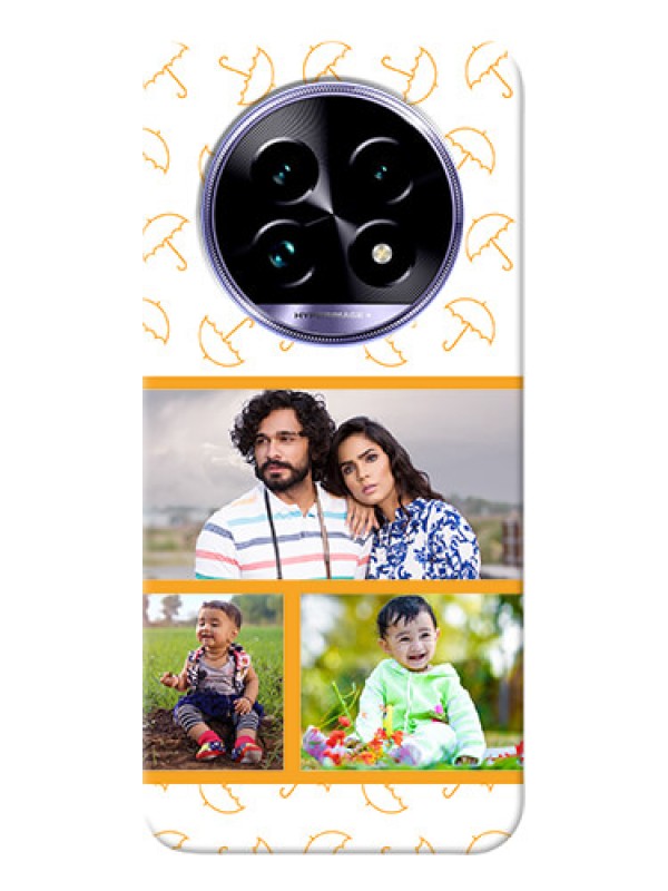 Custom Realme 14 Pro Lite 5G Personalised Phone Cases: Yellow Pattern Design