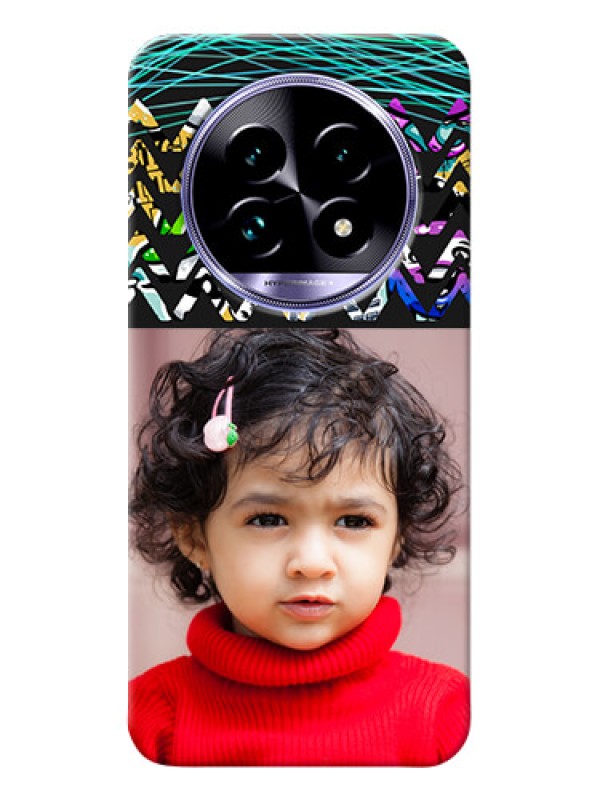 Custom Realme 14 Pro Lite 5G personalized phone covers: Neon Abstract Design